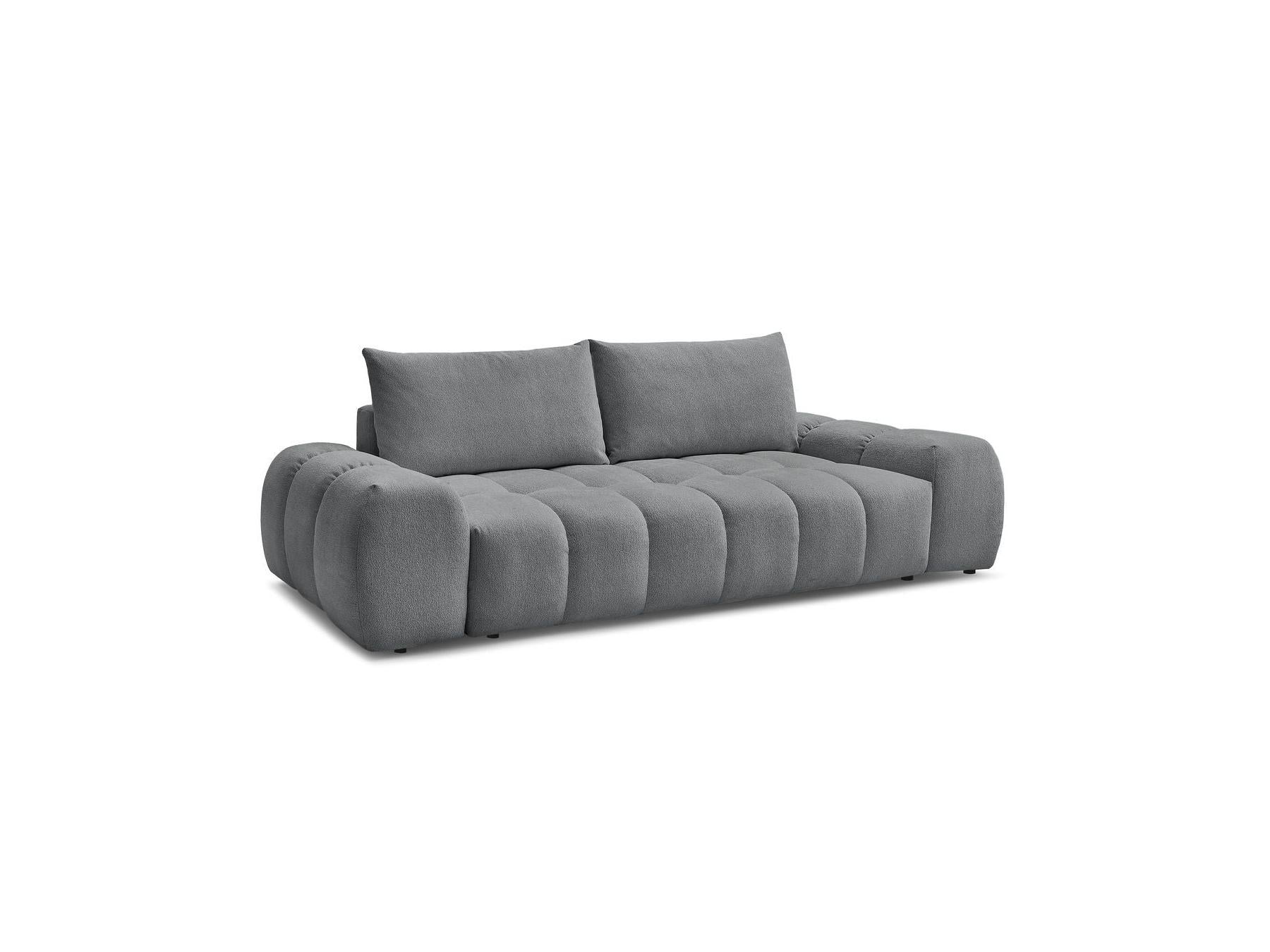 Everest - Fixed 3-Seater Straight Sofa - Flecked Fabric - 2 Cushions