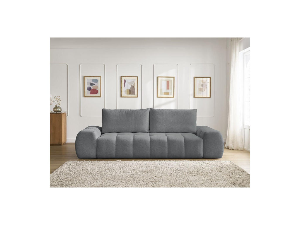 Everest - Fixed 3-Seater Straight Sofa - Flecked Fabric - 2 Cushions