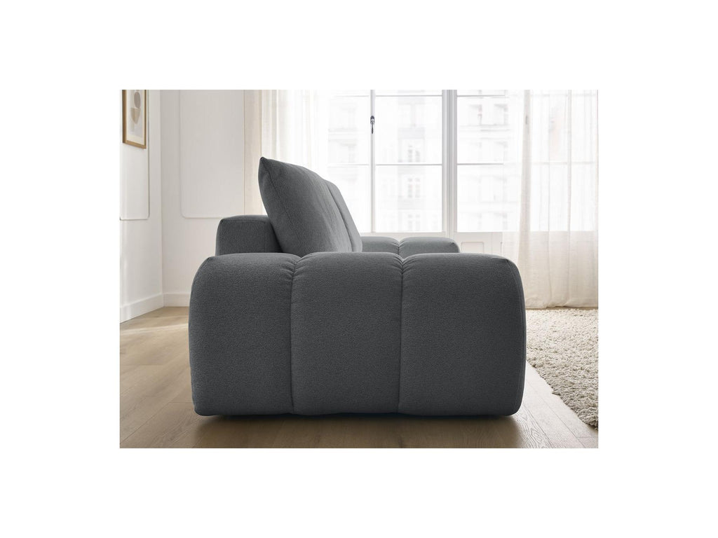 Everest - Fixed 3-Seater Straight Sofa - Flecked Fabric - 2 Cushions