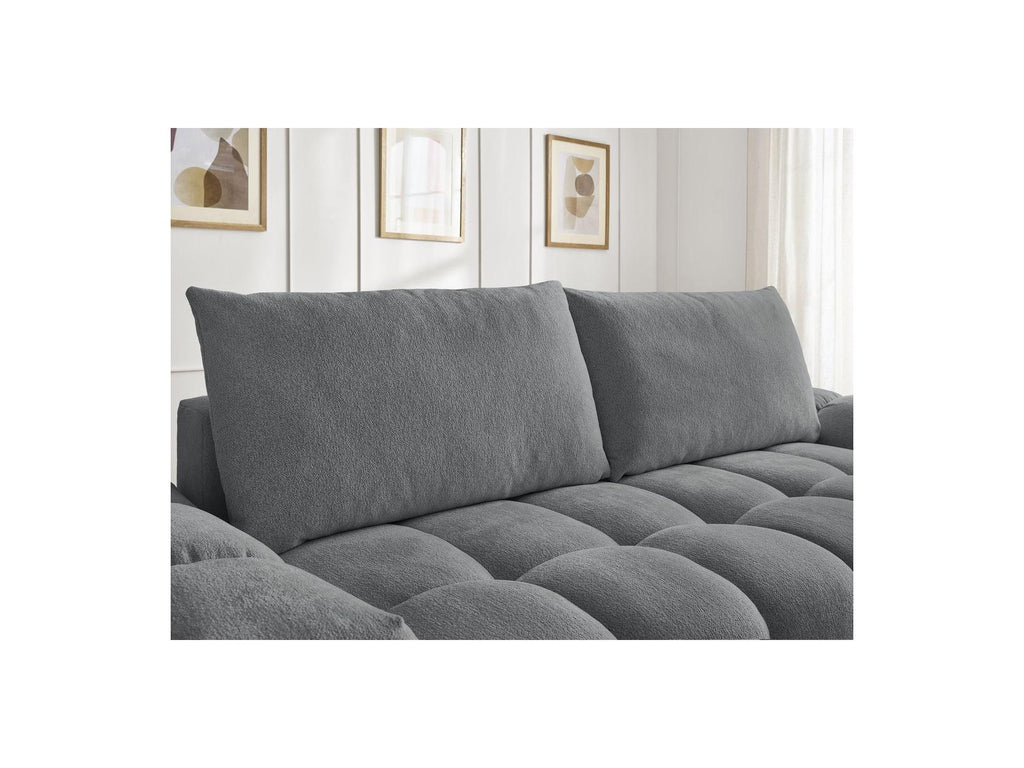 Everest - Fixed 3-Seater Straight Sofa - Flecked Fabric - 2 Cushions