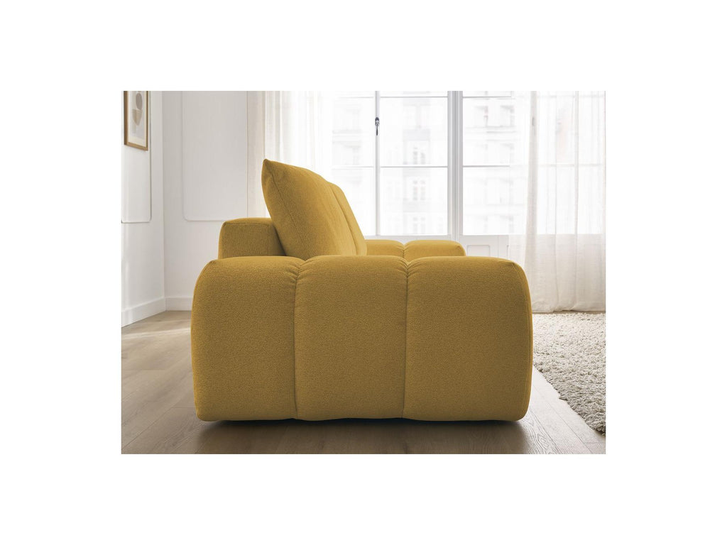 Everest - Fixed 3-Seater Straight Sofa - Flecked Fabric - 2 Cushions