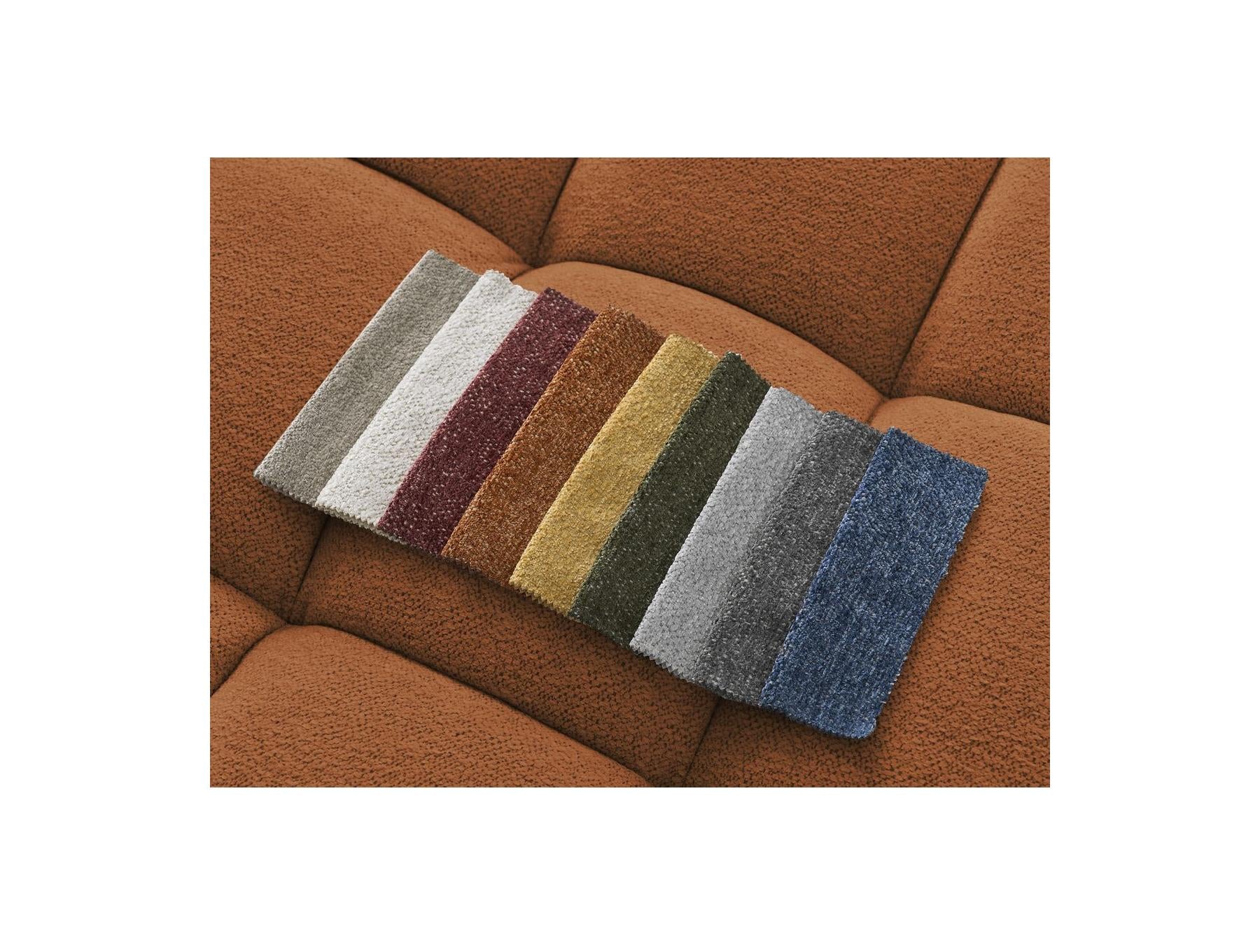 Everest - Fixed 3-Seater Straight Sofa - Flecked Fabric - 2 Cushions