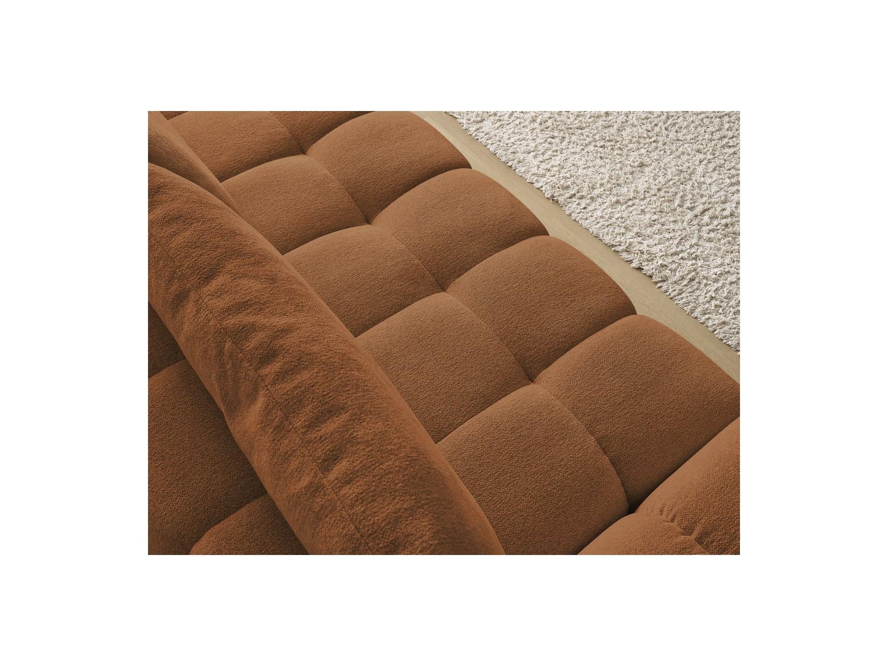 Everest - Fixed 3-Seater Straight Sofa - Flecked Fabric - 2 Cushions