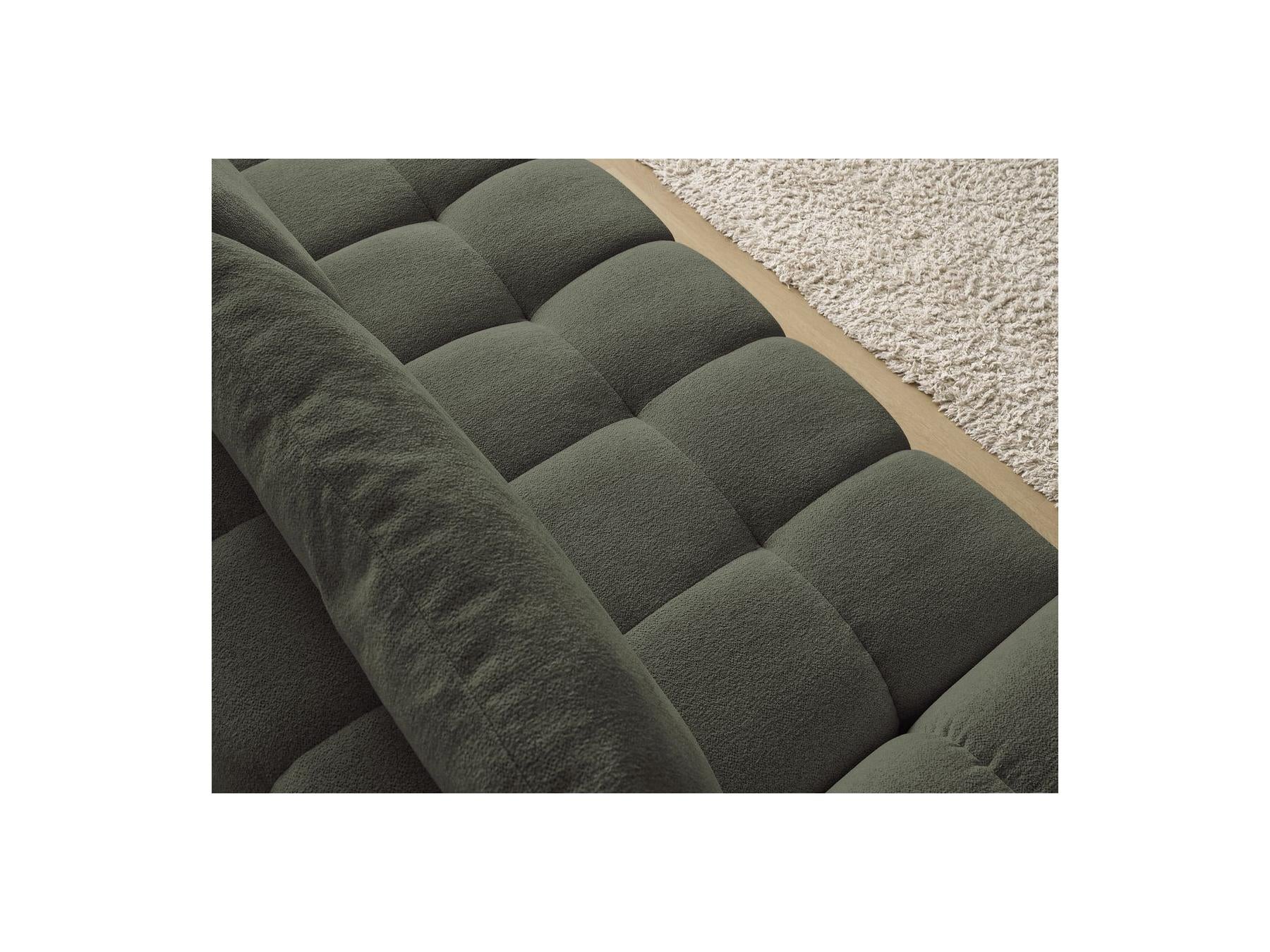 Everest - Fixed 3-Seater Straight Sofa - Flecked Fabric - 2 Cushions