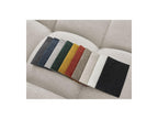 Everest - Canapé Droit Fixe 3 Places - Tissu Texturé - 2 Coussins