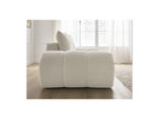 Everest - Canapé Droit Fixe 3 Places - Tissu Texturé - 2 Coussins