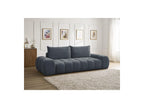 Everest - Canapé Droit Fixe 3 Places - Tissu Texturé - 2 Coussins
