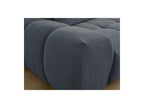 Everest - Canapé Droit Fixe 3 Places - Tissu Texturé - 2 Coussins