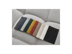 Everest - Canapé Droit Fixe 3 Places - Tissu Texturé - 2 Coussins