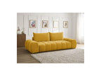 Everest - Canapé Droit Fixe 3 Places - Tissu Texturé - 2 Coussins