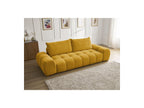 Everest - Canapé Droit Fixe 3 Places - Tissu Texturé - 2 Coussins