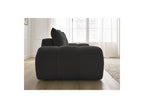 Everest - Canapé Droit Fixe 3 Places - Tissu Texturé - 2 Coussins