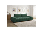 Everest - Canapé Droit Fixe 3 Places - Tissu Texturé - 2 Coussins