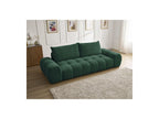 Everest - Canapé Droit Fixe 3 Places - Tissu Texturé - 2 Coussins