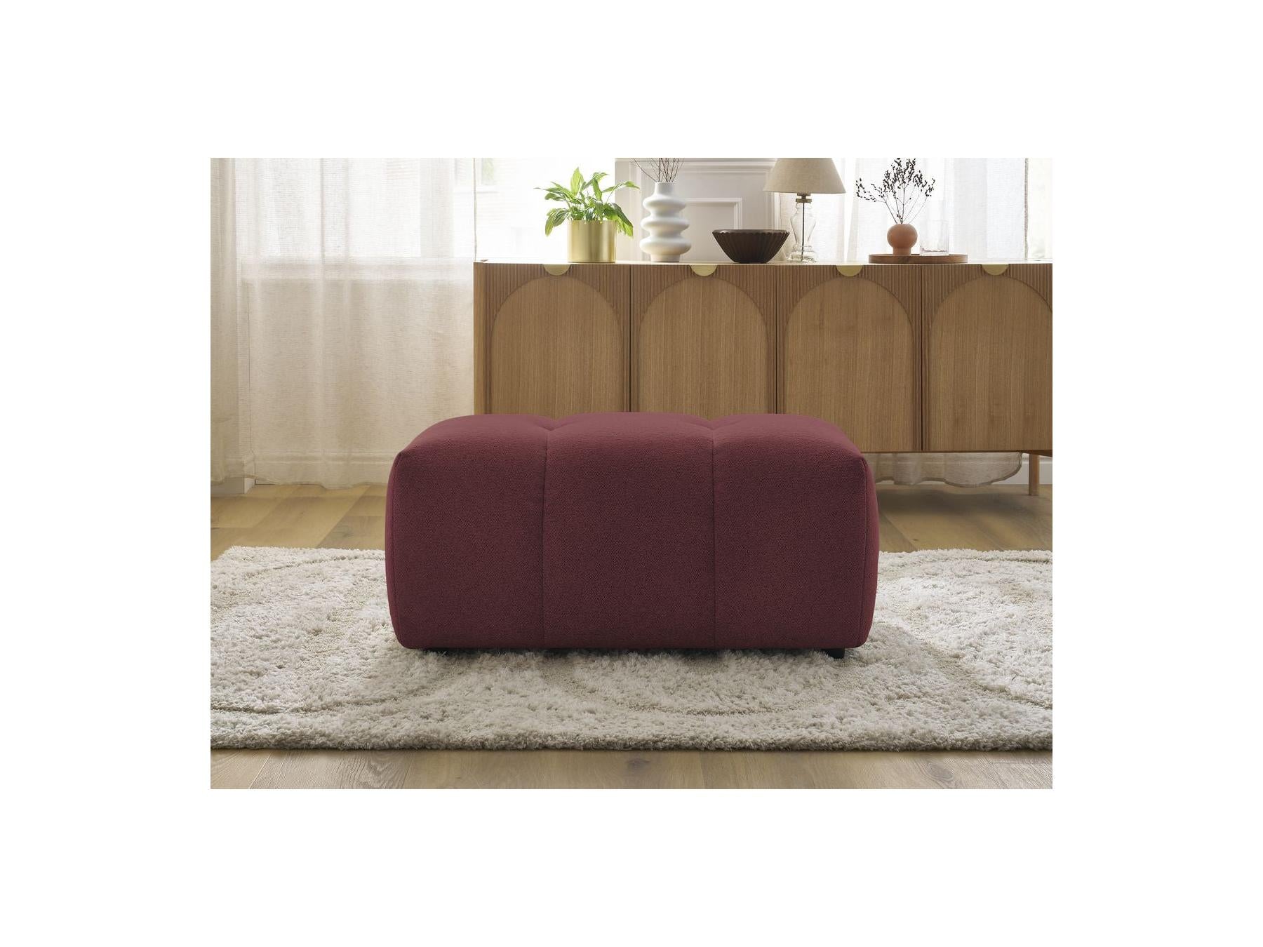Roxelane - Pouf - Tissu Chiné