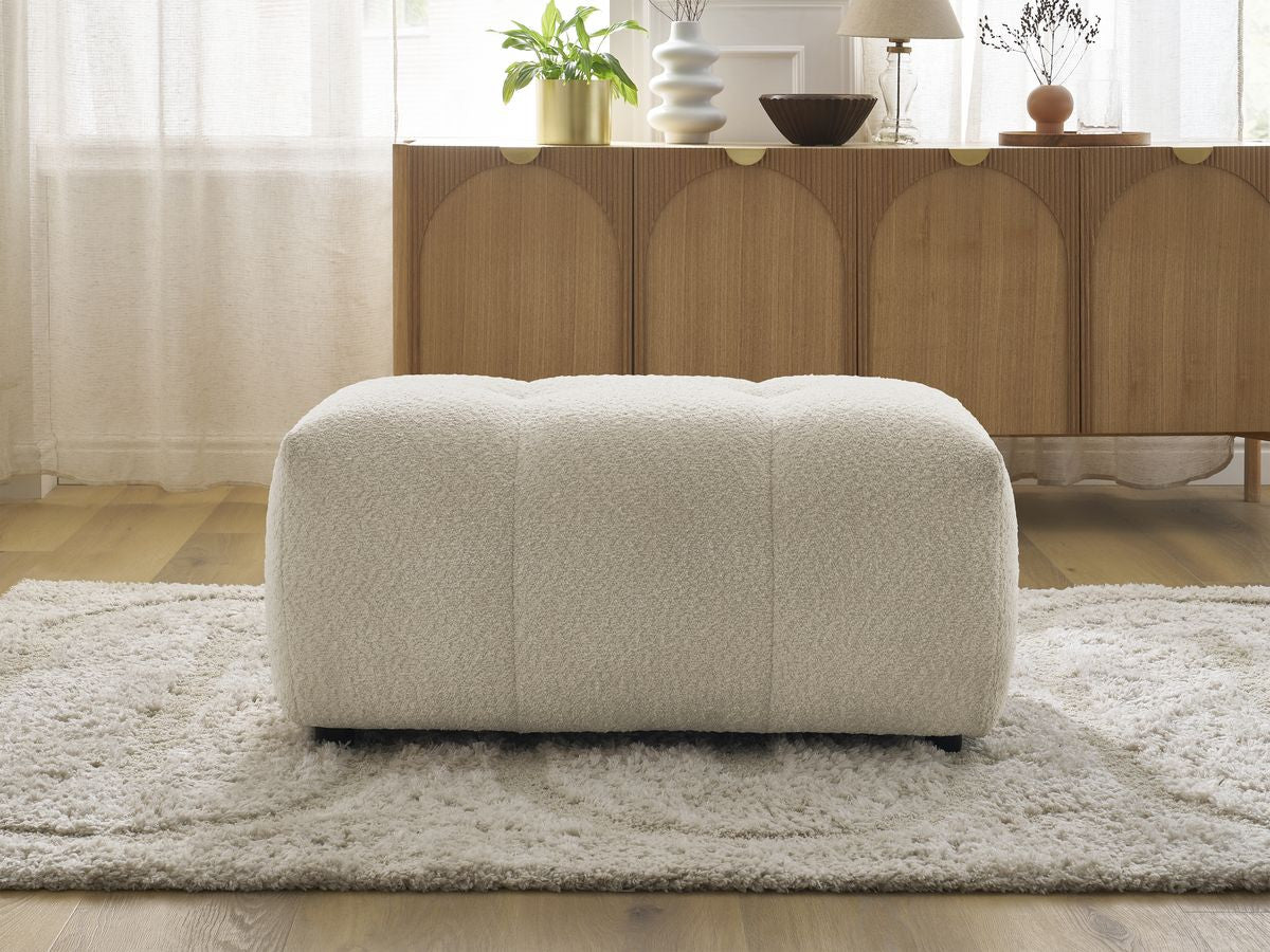 Roxelane - Pouf - Tissu Bouclette