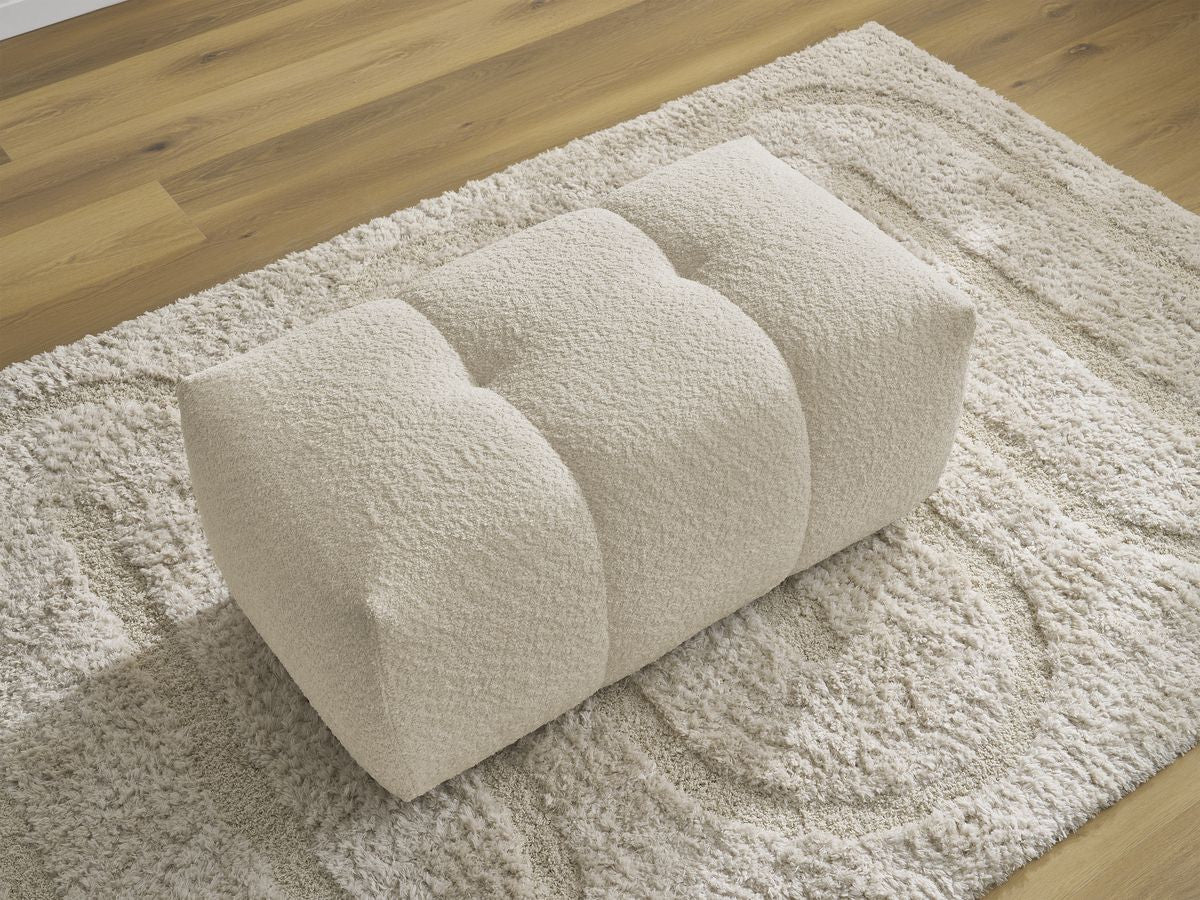 Roxelane - Pouf - Tissu Bouclette