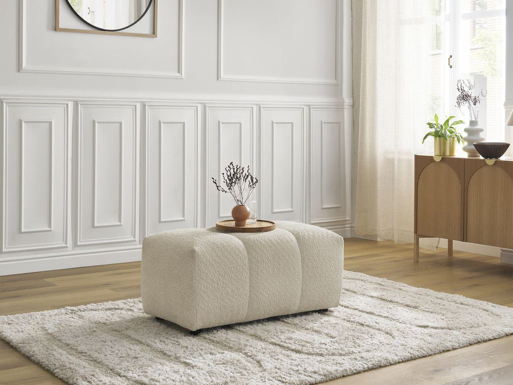 Roxelane - Pouf - Tissu Bouclette