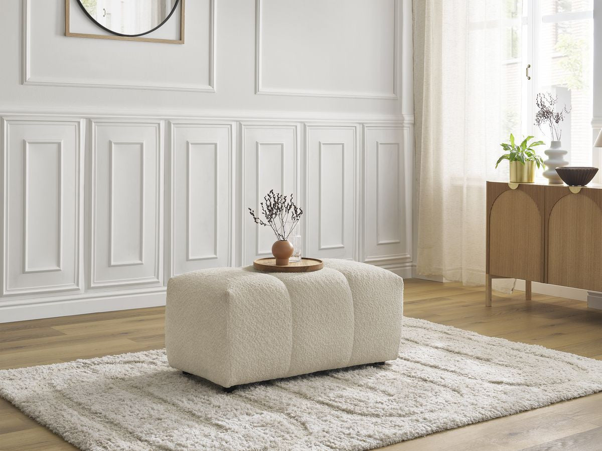 Roxelane - Pouf - Tissu Bouclette