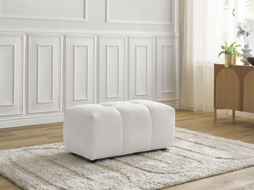 Roxelane - Pouf - Tissu Bouclette