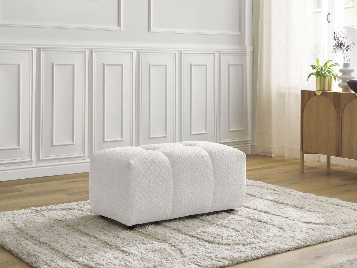 Roxelane - Pouf - Tissu Bouclette