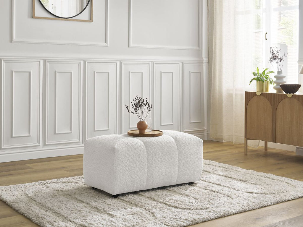Roxelane - Pouf - Tissu Bouclette