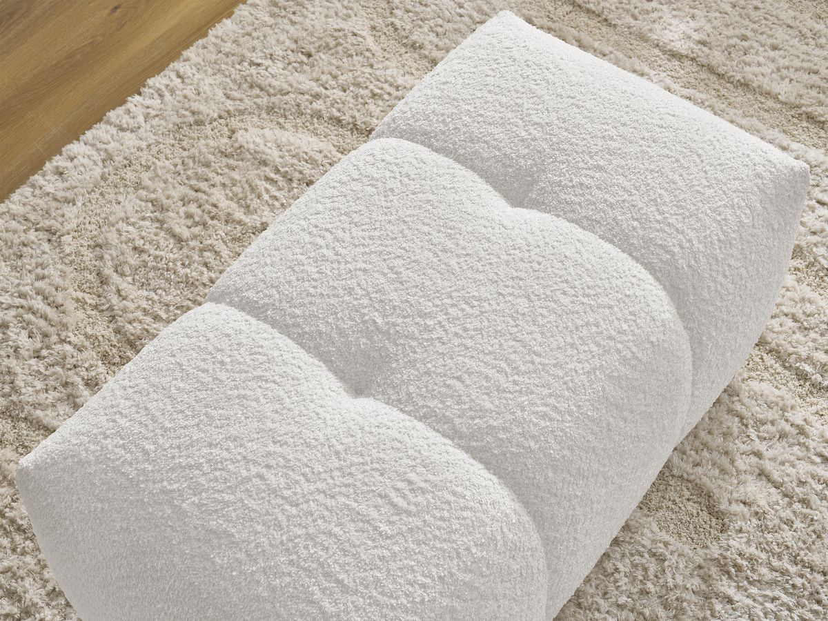 Roxelane - Pouf - Tissu Bouclette