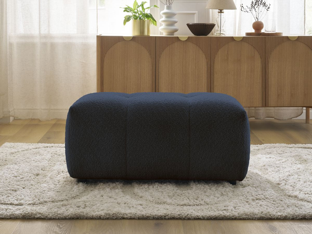 Roxelane - Pouf - Tissu Bouclette