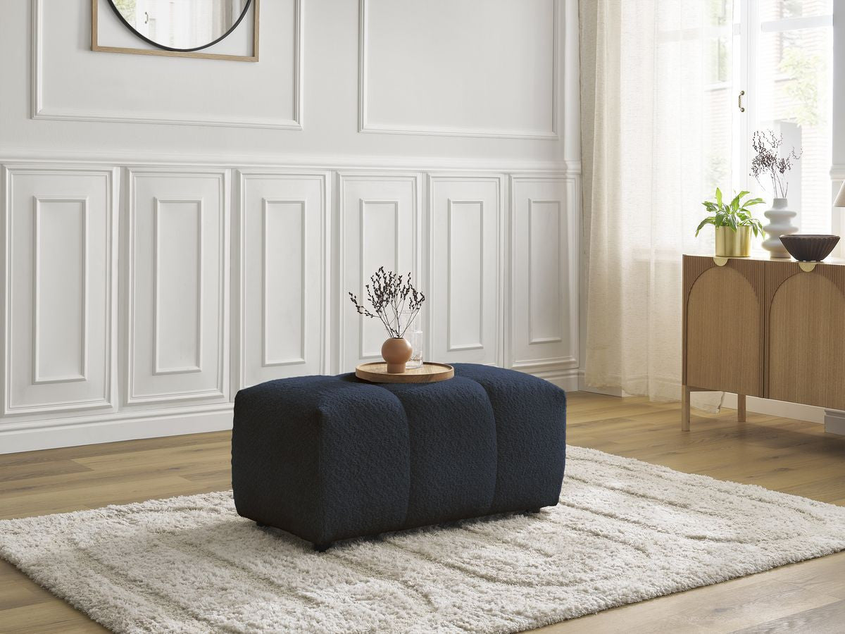 Roxelane - Pouf - Tissu Bouclette