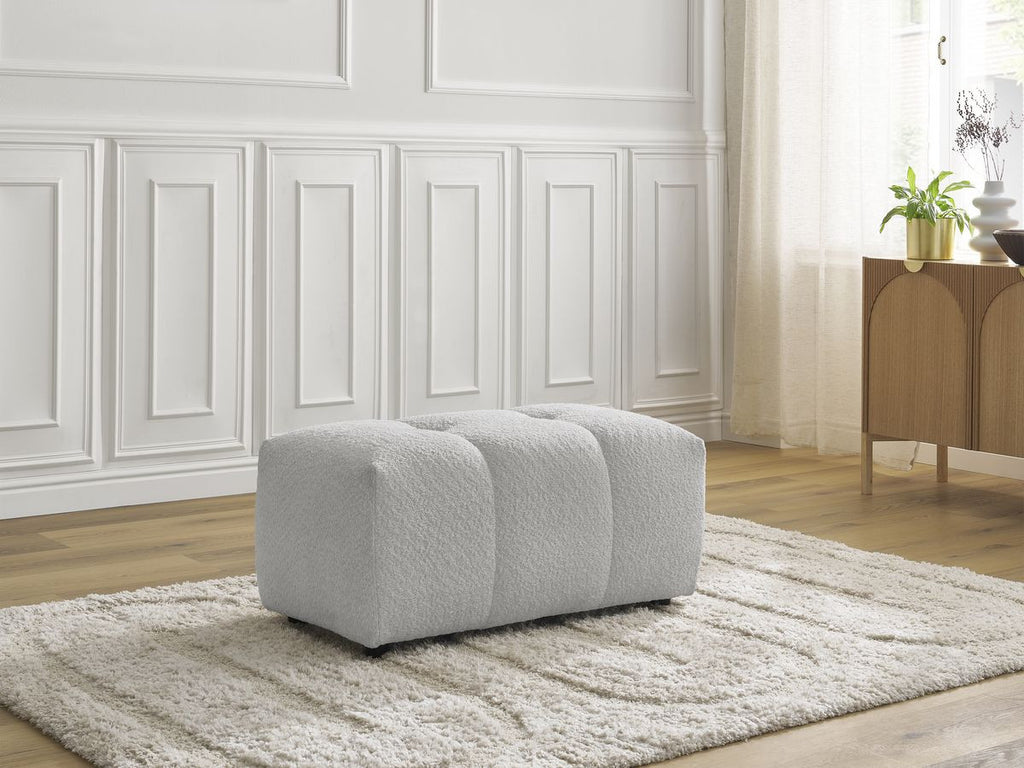 Roxelane - Pouf - Tissu Bouclette