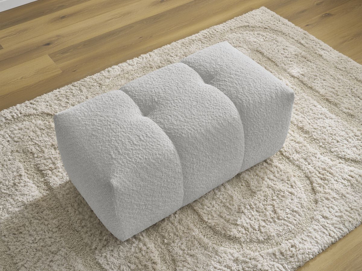 Roxelane - Pouf - Tissu Bouclette