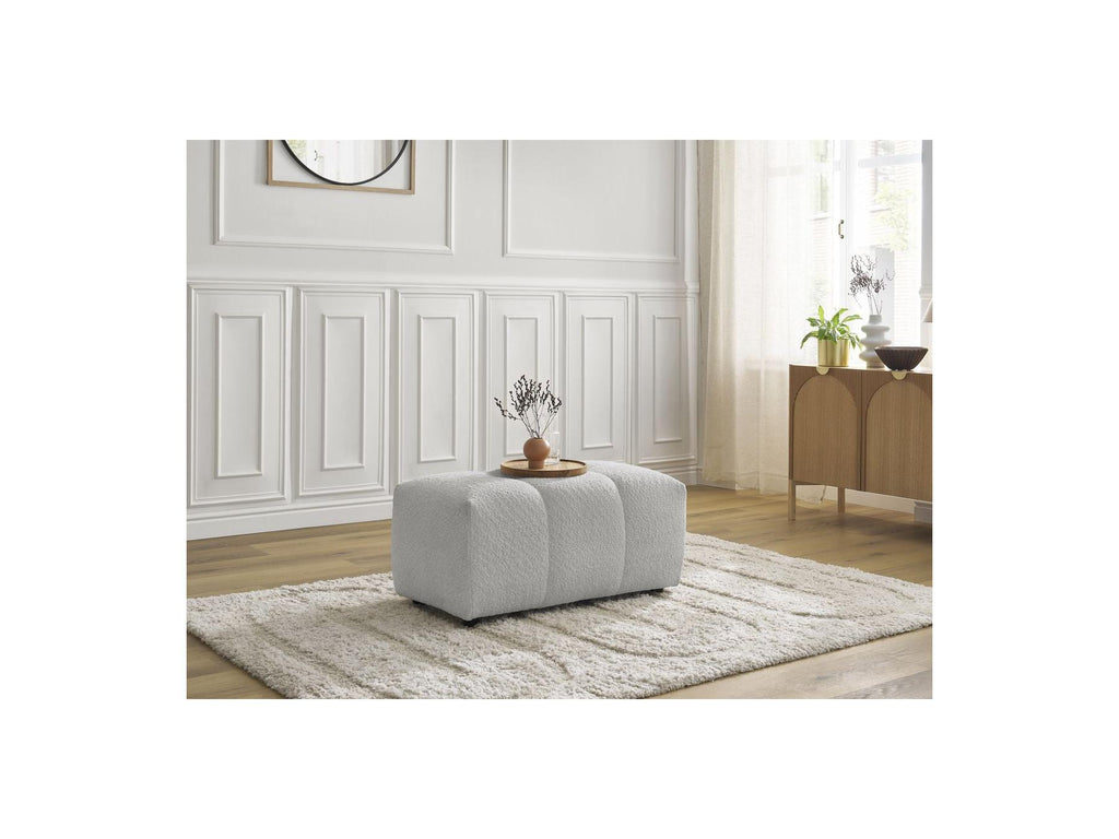 Roxelane - Pouf - Tissu Bouclette