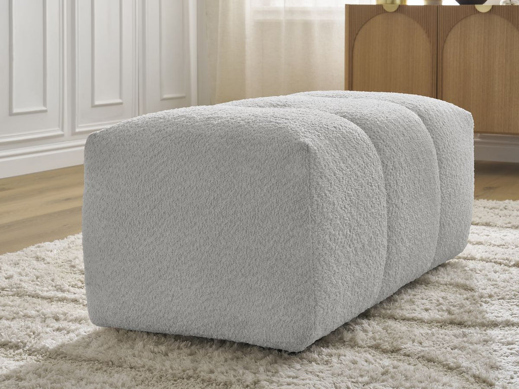 Roxelane - Pouf - Tissu Bouclette