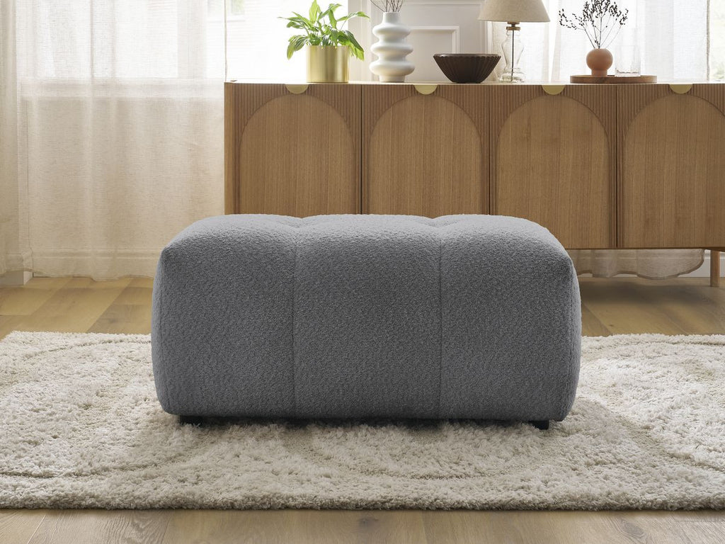 Roxelane - Pouf - Tissu Bouclette
