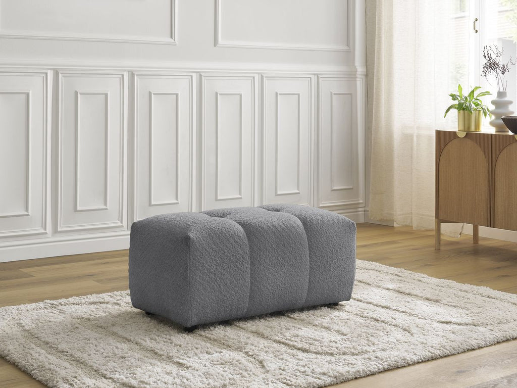 Roxelane - Pouf - Tissu Bouclette