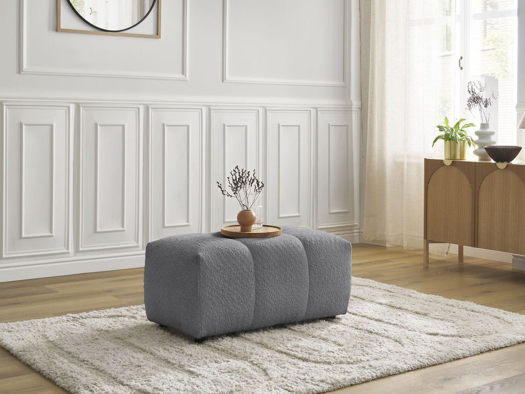 Roxelane - Pouf - Tissu Bouclette