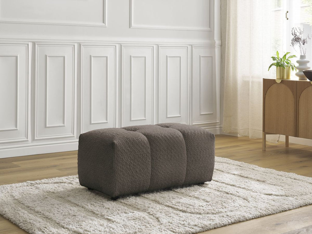 Roxelane - Pouf - Tissu Bouclette
