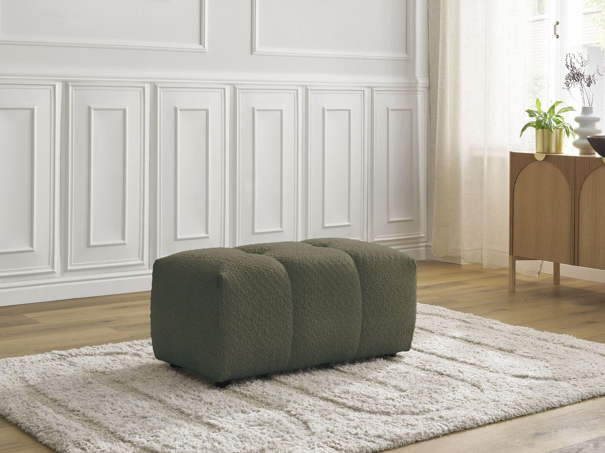Roxelane - Pouf - Tissu Bouclette
