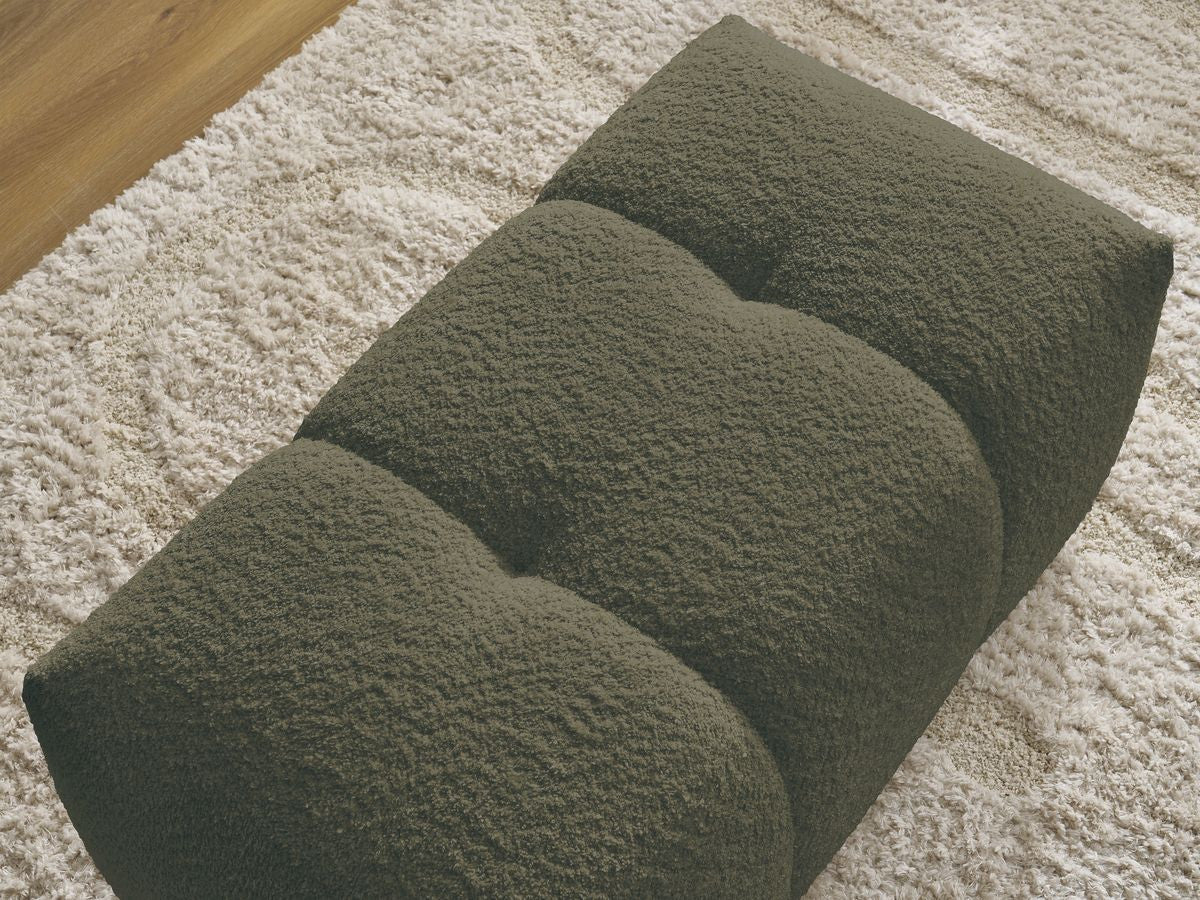 Roxelane - Pouf - Tissu Bouclette
