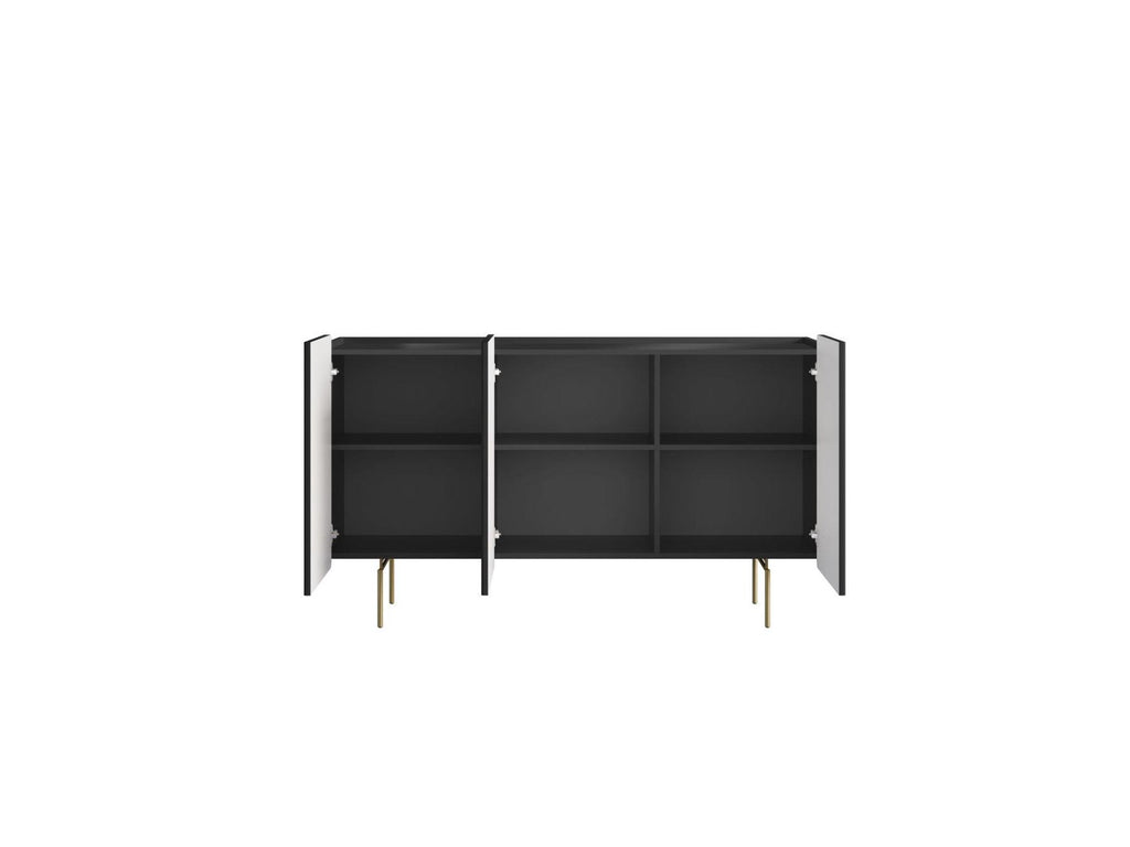 Mathilde - 3-Door Sideboard - Gold Legs