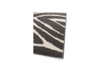 Zayn - Tapis Poils Ras - Motif Abstrait - Gris