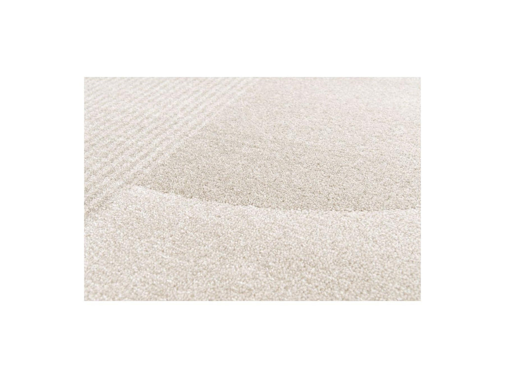 Irena - Tapis Poils Ras - Motif Abstrait - Beige