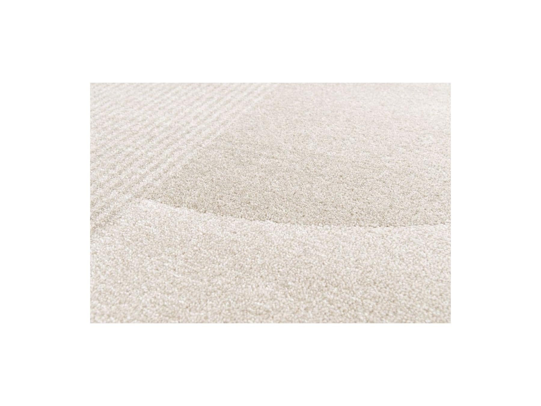 Irena - Tapis Poils Ras - Motif Abstrait - Beige