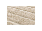Cyrello - Tapis Poils Longs - Motif Graphique - Beige