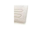 Cyrello - Tapis Poils Longs - Motif Graphique - Ecru