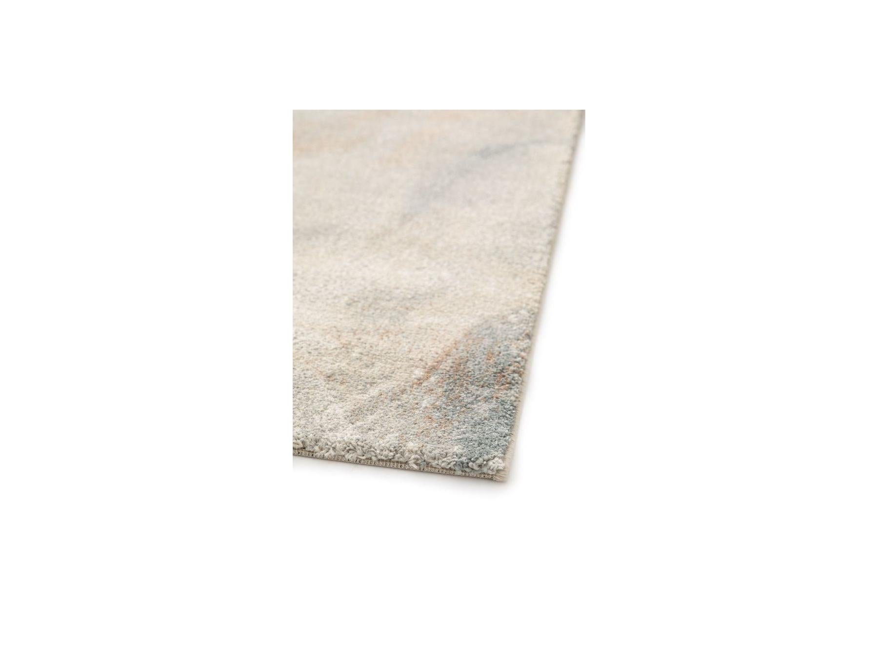 Riviere - Low-Pile Rug - Abstract Pattern - Blue