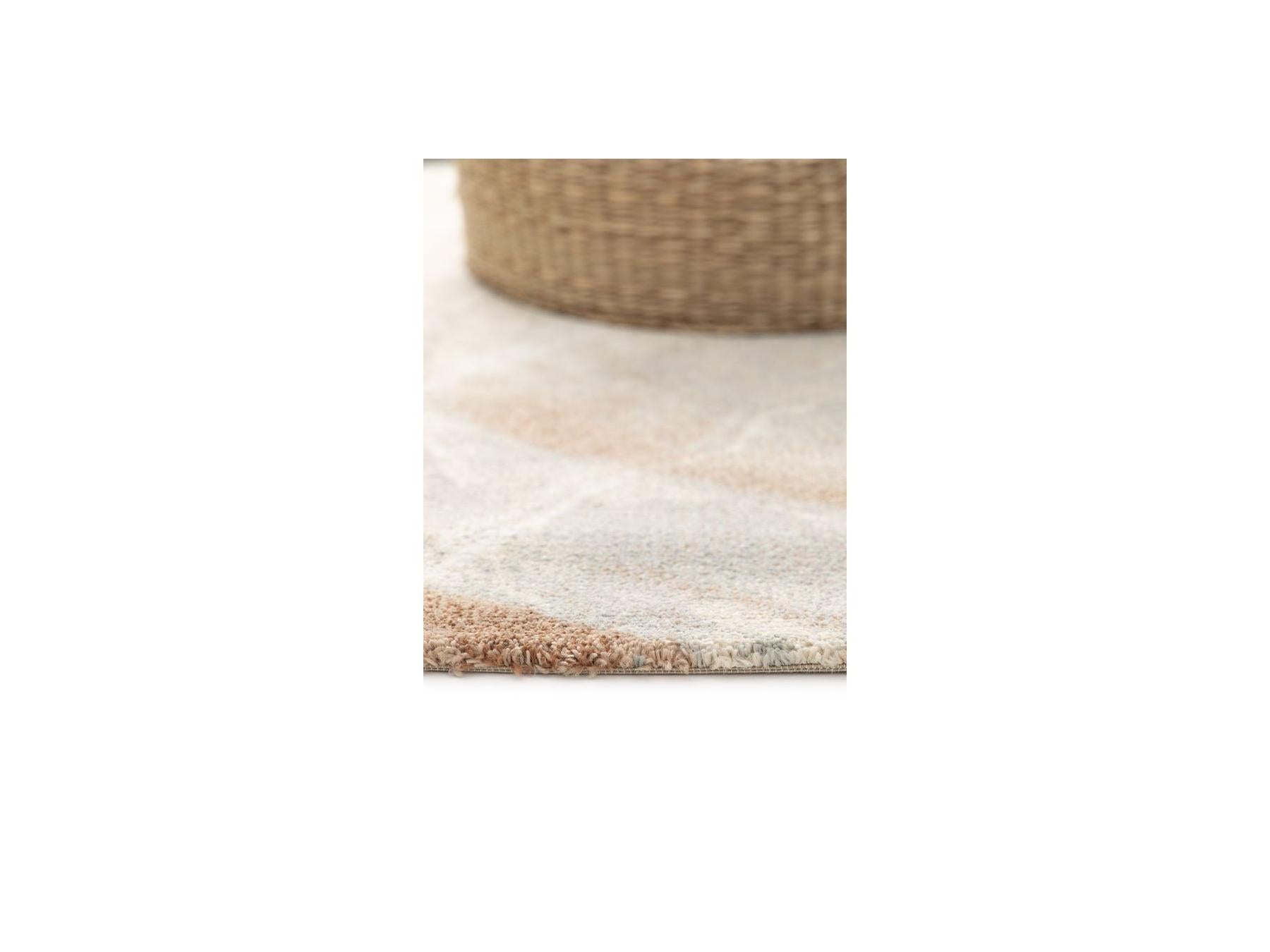 Riviere - Low-Pile Rug - Abstract Pattern - Blue