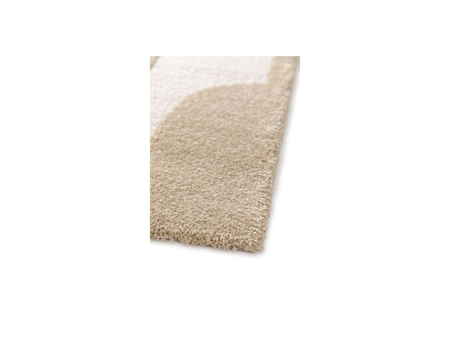 Elior - Short-Pile Rug - Abstract Pattern - Brown