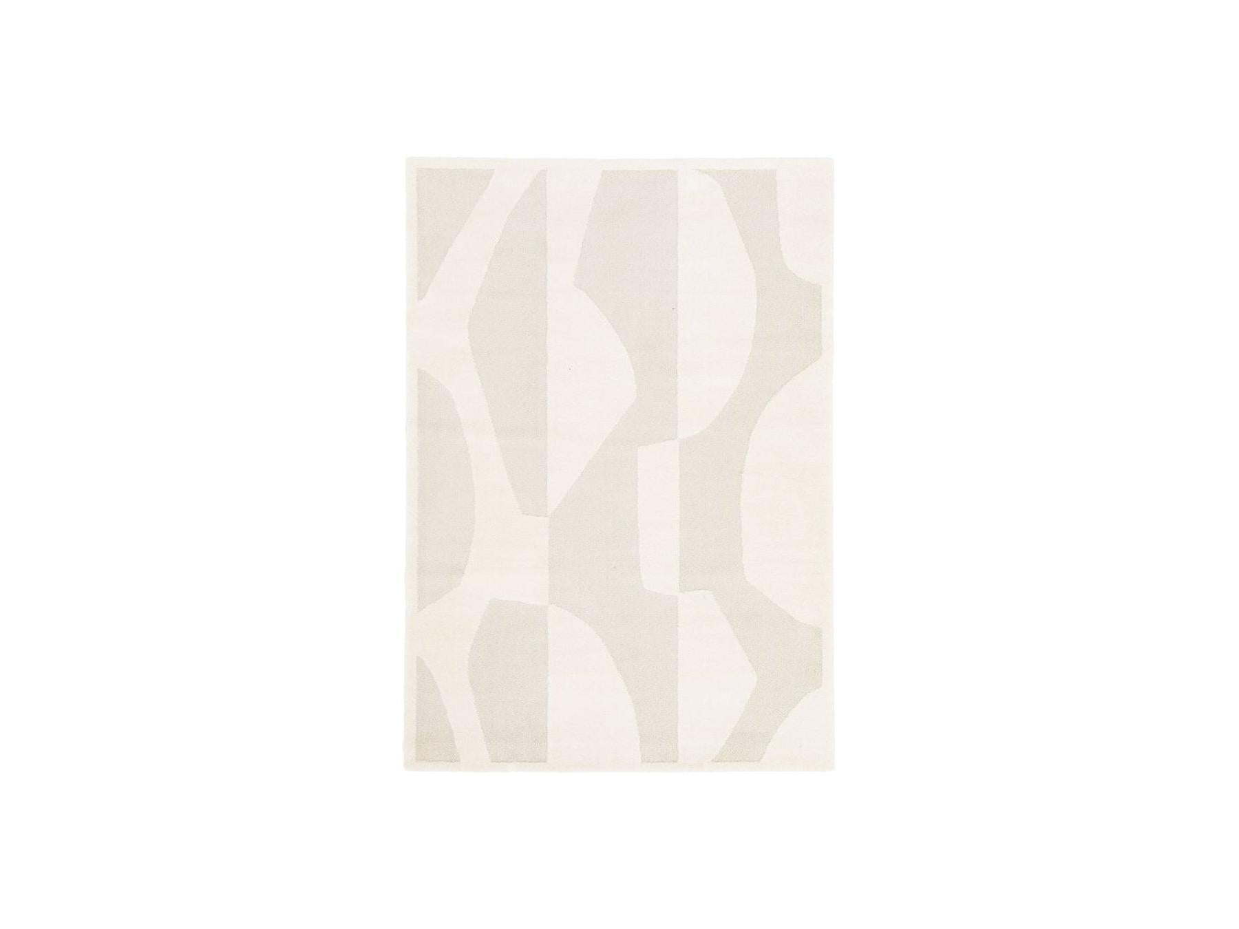 Elior - Tapis Poils Courts - Motif Abstrait - Beige