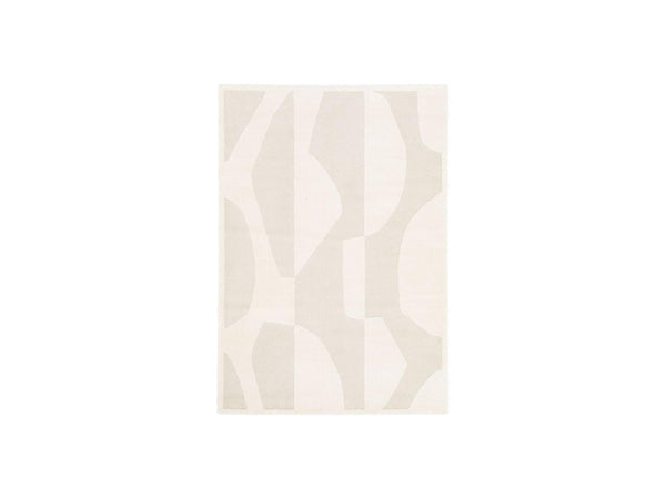 Elior - Alfombra de pelo corto - Motivo abstracto - Beige